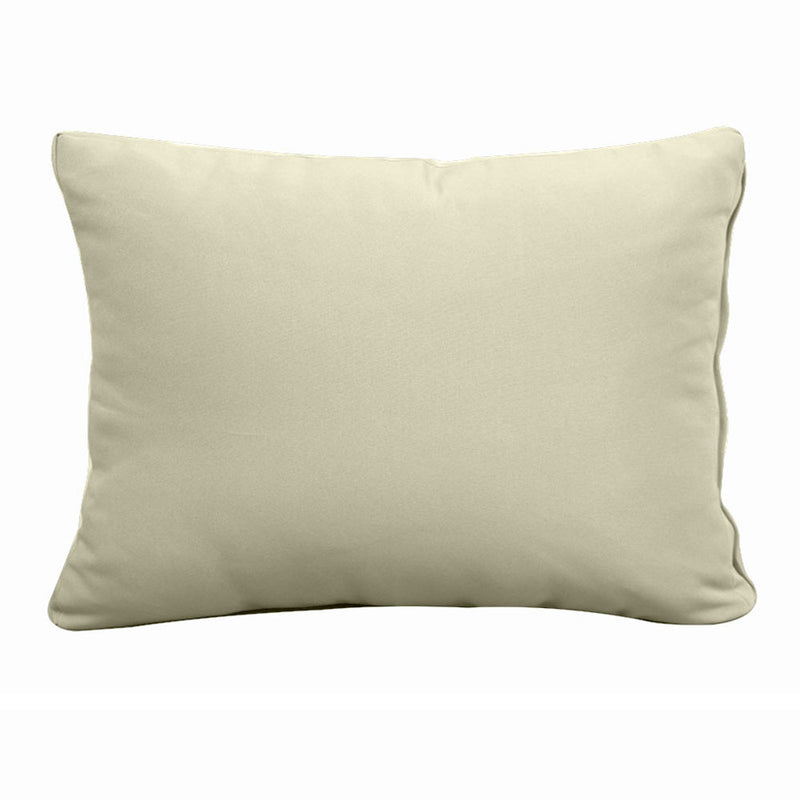 Model-1 FULL SIZE Bolster & Back Pillow Cushion Outdoor SLIP COVER ONLY