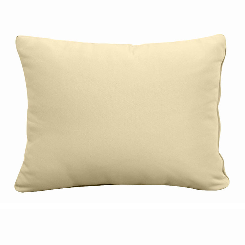 Model-1 FULL SIZE Bolster & Back Pillow Cushion Outdoor SLIP COVER ONLY