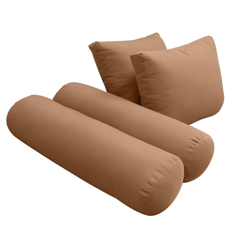 Model-1 FULL SIZE Bolster & Back Pillow Cushion Outdoor SLIP COVER ONLY