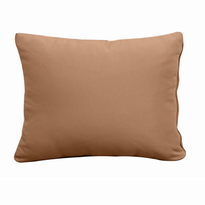 Model-1 FULL SIZE Bolster & Back Pillow Cushion Outdoor SLIP COVER ONLY