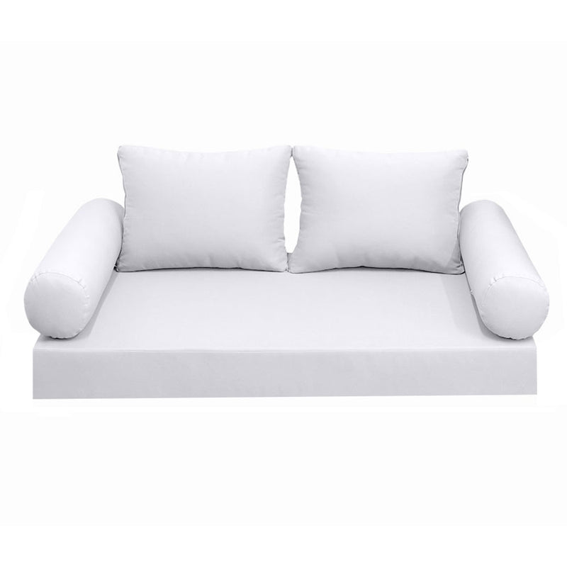 Model-1 Full Size (75" x 54" x 6") Outdoor Daybed Mattress Bolster Backrest Cushion Pillow |COVERS ONLY|