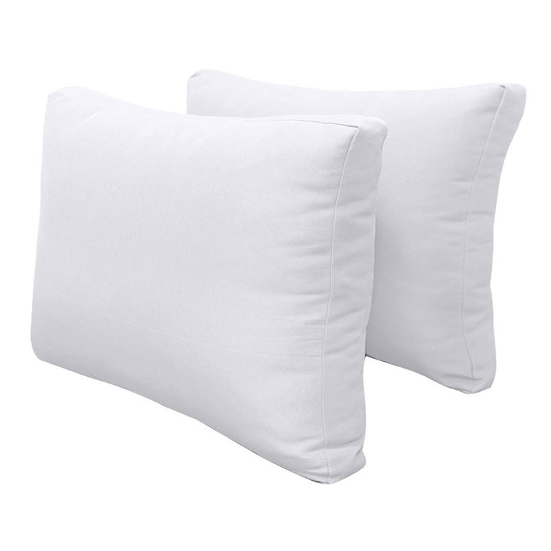 Model-1 FULL SIZE Bolster & Back Pillow Cushion Outdoor SLIP COVER ONLY