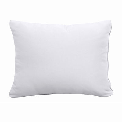 Model-1 CRIB SIZE Bolster & Back Pillow Cushion Outdoor SLIP COVER ONLY