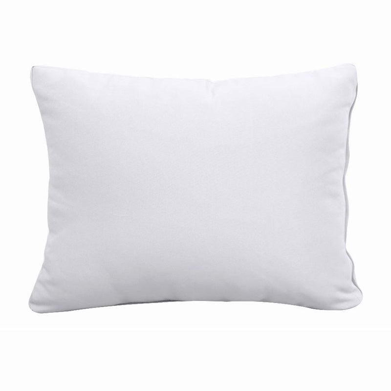 Model-1 FULL SIZE Bolster & Back Pillow Cushion Outdoor SLIP COVER ONLY