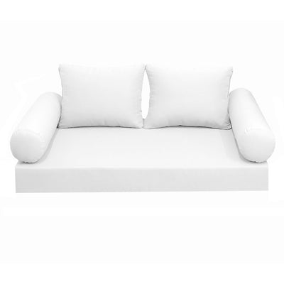 Model-1 Full Size (75" x 54" x 6") Outdoor Daybed Mattress Bolster Backrest Cushion Pillow |COVERS ONLY|