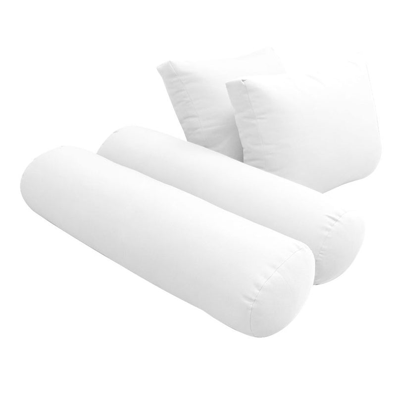 Model-1 FULL SIZE Bolster & Back Pillow Cushion Outdoor SLIP COVER ONLY