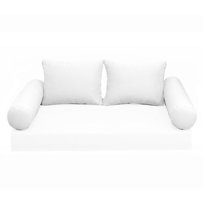 Model-1 CRIB SIZE Bolster & Back Pillow Cushion Outdoor SLIP COVER ONLY