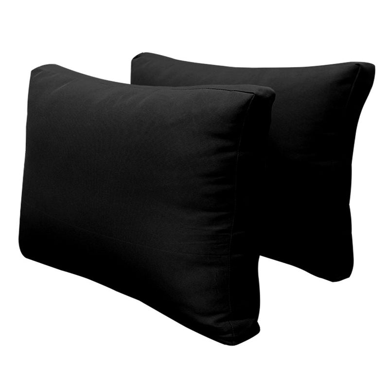 Model-1 FULL SIZE Bolster & Back Pillow Cushion Outdoor SLIP COVER ONLY