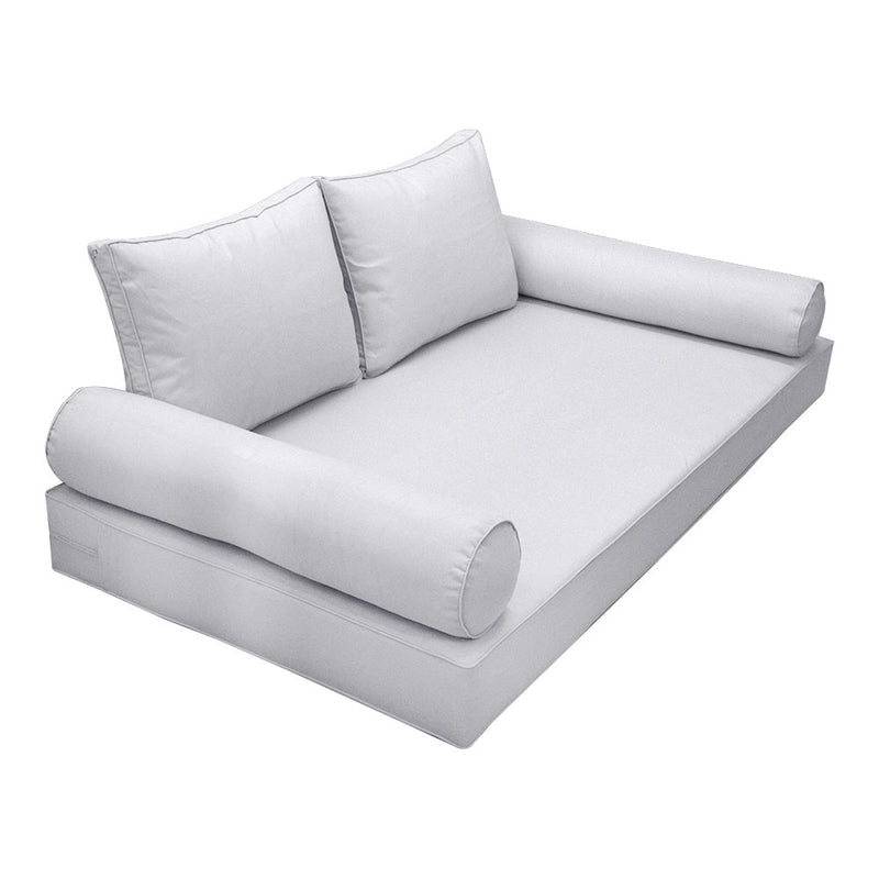 Model-1 Full Size (75" x 54" x 6") Outdoor Daybed Mattress Bolster Backrest Cushion Pillow |COVERS ONLY|