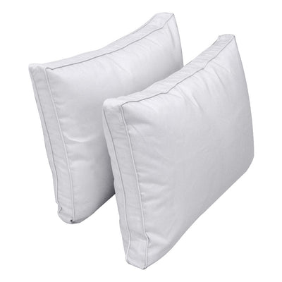 Model-1 CRIB SIZE Bolster & Back Pillow Cushion Outdoor SLIP COVER ONLY