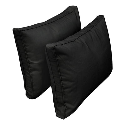 Model-1 FULL SIZE Bolster & Back Pillow Cushion Outdoor SLIP COVER ONLY