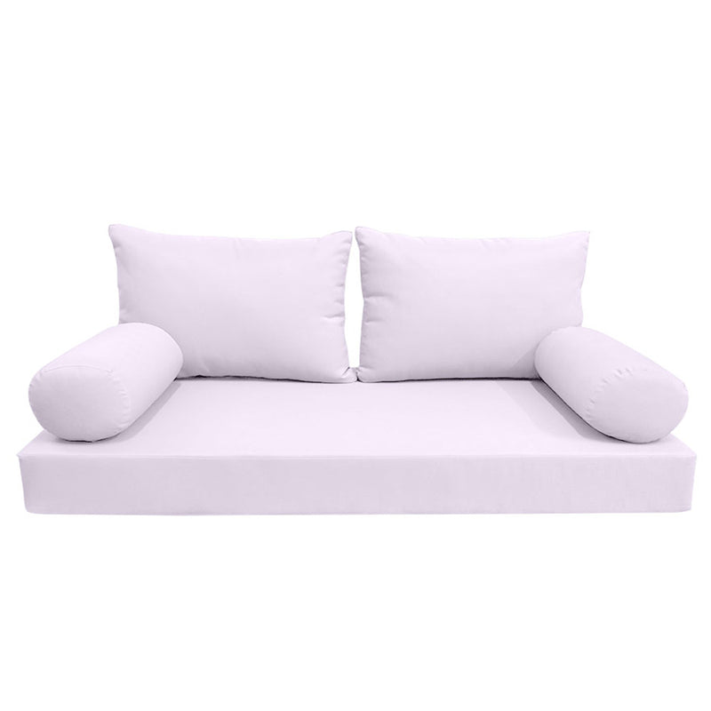 Model-2 Twin Size (75" x 39" x 6") Outdoor Daybed Mattress Bolster Backrest Cushion Pillow |COVERS ONLY|