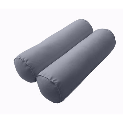 Model-2 Twin-XL Size (80" x 39" x 6") Outdoor Daybed Mattress Bolster Backrest Cushion Pillow |COVERS ONLY|