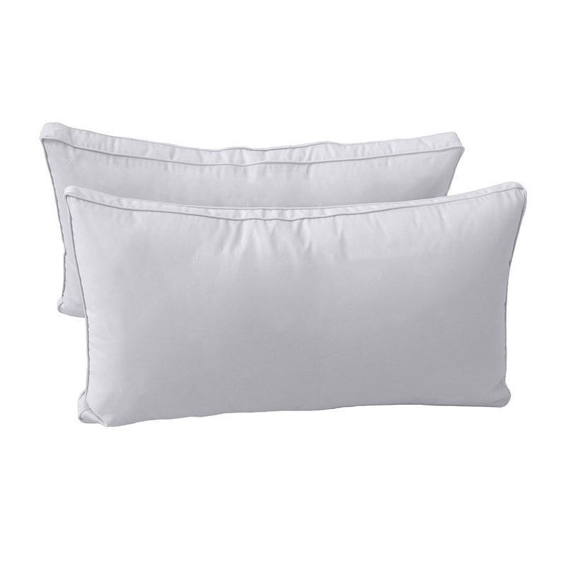 Model-2 Twin-XL Size (80" x 39" x 6") Outdoor Daybed Mattress Bolster Backrest Cushion Pillow |COVERS ONLY|