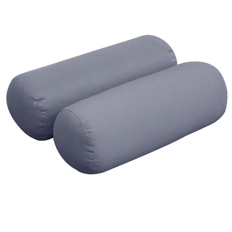 Model-3 Twin Size (75" x 39" x 6") Outdoor Daybed Mattress Bolster Backrest Cushion Pillow |COVERS ONLY|