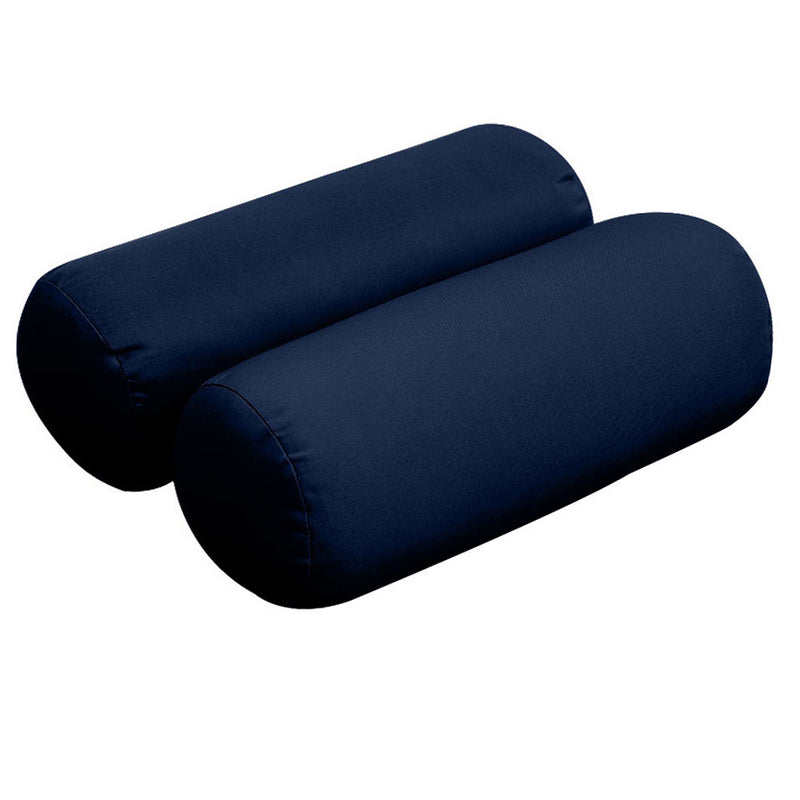 Model-3 Twin Size (75" x 39" x 6") Outdoor Daybed Mattress Bolster Backrest Cushion Pillow |COVERS ONLY|