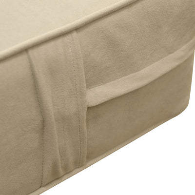 8" Thickness Velvet Indoor Daybed Mattress Fitted Sheet |Slipcover Only|