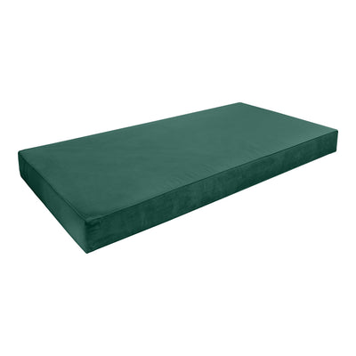 Model V5 - Velvet Indoor Daybed Mattress Bolster Pillows and Covers |Complete Set|