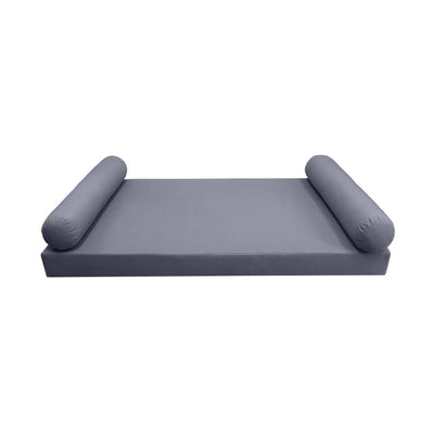 Model-5 Queen Size (80" x 60" x 6") Outdoor Daybed Mattress Bolster Backrest Cushion Pillow |COVERS ONLY|