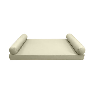 Model-5 Queen Size (80" x 60" x 6") Outdoor Daybed Mattress Bolster Backrest Cushion Pillow |COVERS ONLY|