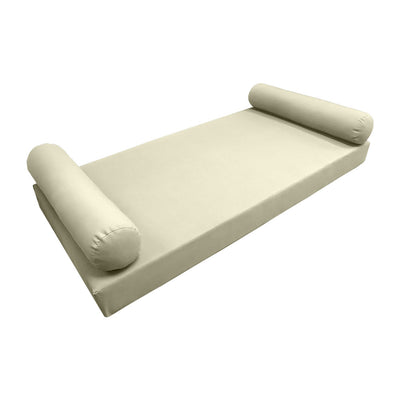 Model-5 Queen Size (80" x 60" x 6") Outdoor Daybed Mattress Bolster Backrest Cushion Pillow |COVERS ONLY|