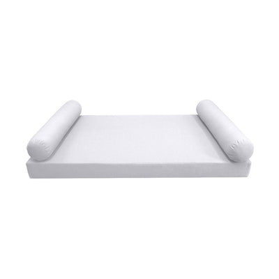 Model-5 Queen Size (80" x 60" x 6") Outdoor Daybed Mattress Bolster Backrest Cushion Pillow |COVERS ONLY|