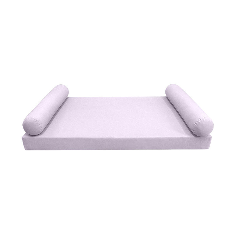 Model-5 Twin-XL Size (80" x 39" x 6") Outdoor Daybed Mattress Bolster Backrest Cushion Pillow |COVERS ONLY|