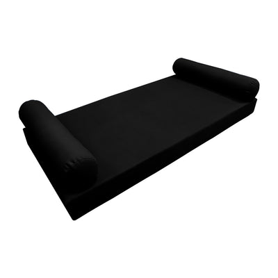 Model-5 Queen Size (80" x 60" x 6") Outdoor Daybed Mattress Bolster Backrest Cushion Pillow |COVERS ONLY|