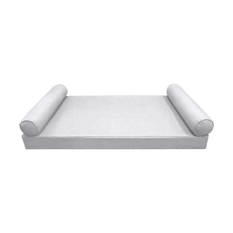 Model-5 Queen Size (80" x 60" x 6") Outdoor Daybed Mattress Bolster Backrest Cushion Pillow |COVERS ONLY|