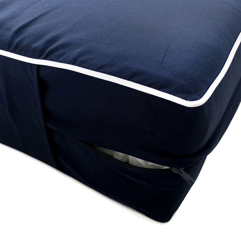 Outdoor Mattress Fitted Sheet Crib Size (52" x 28" x 6") Slip Cover Only