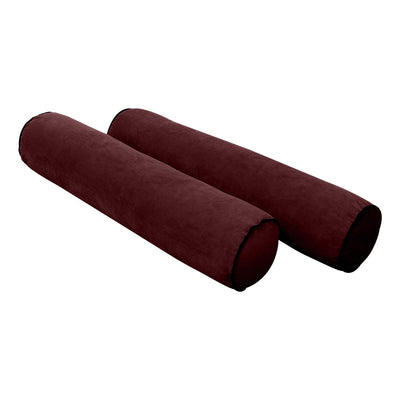 Model V5 - Velvet Indoor Daybed Mattress Bolster Pillows and Covers |Complete Set|