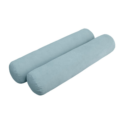 Model V1 - Velvet Indoor Daybed Bolster Pillow Backrest Cushion |COVERS ONLY|