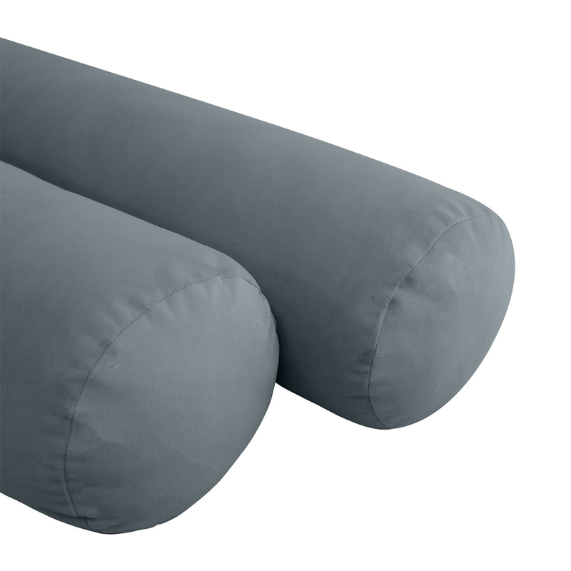 Model V5 - Velvet Indoor Daybed Mattress Bolster Pillows and Covers |Complete Set|