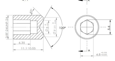 CAT40 5/16'' x 2.50'' Taper Shank End Mill Holder Adapter G6.3 12000 RPM