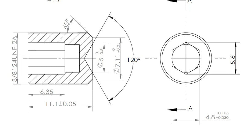 CAT40 5/16&