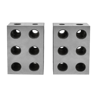 11 Holes Milling Drilling  Precision Metal Block 1 Pair Of  Universal 1-2-3 Blocks