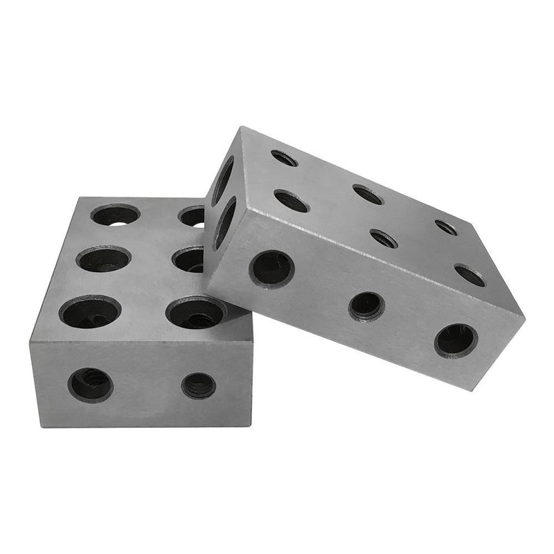 11 Holes Milling Drilling  Precision Metal Block 1 Pair Of  Universal 1-2-3 Blocks