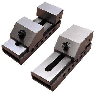 2'' L x 5-1/2''W Screwless Toolmaker Grinding Ground Vise .0002 Steel Tool Making Vise