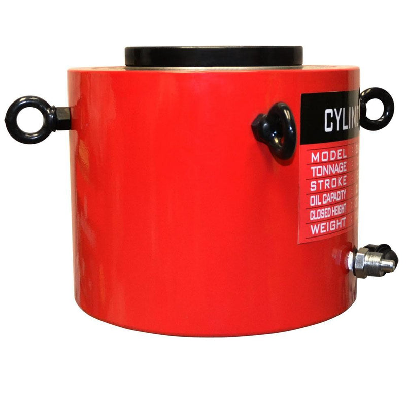 300 Ton Hydraulic Cylinder 3.94" (100mm) Stroke 320mm Closed Height Lift Jack Ram High Pressure Pump