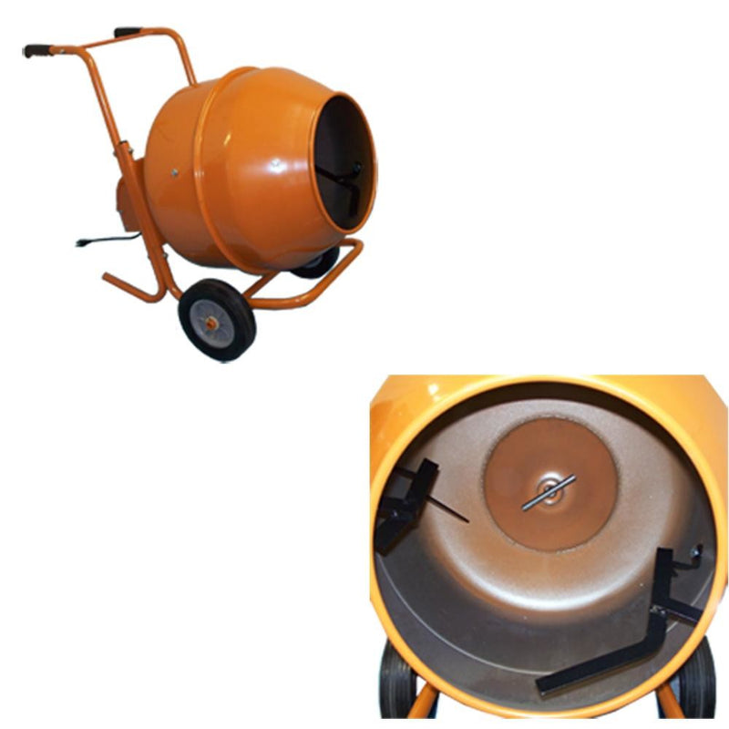 5 CU FT Wheel Barrow Portable Concrete Cement Mixer