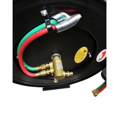 50 FT Oxygen Acetylene Welding Retractable Air Hose Reel