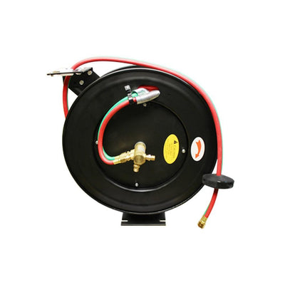 50 FT Oxygen Acetylene Welding Retractable Air Hose Reel