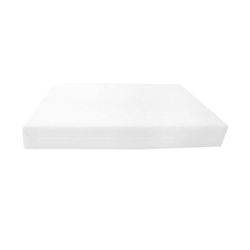 52" x 28" x 6" CRIB SIZE High Density 1.8 PCF Medium Firm Outdoor Daybed Foam Mattress