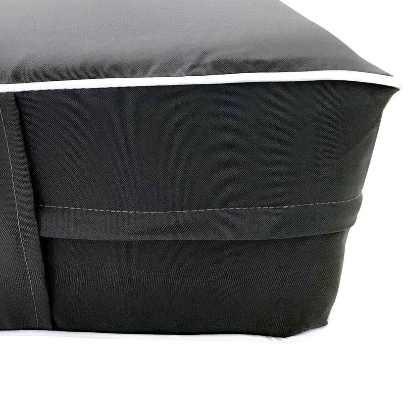 AD003 Contrast Pipe Trim 6" Twin-XL Mattress Size 80x39x6 Outdoor Daybed Fitted Sheet Slip Cover Only