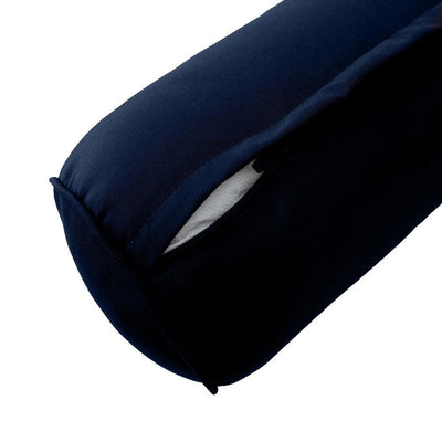 AD101 Pipe Trim Large 26x30x6 Outdoor Deep Seat Back Rest Bolster Cushion Insert Slip Cover Set