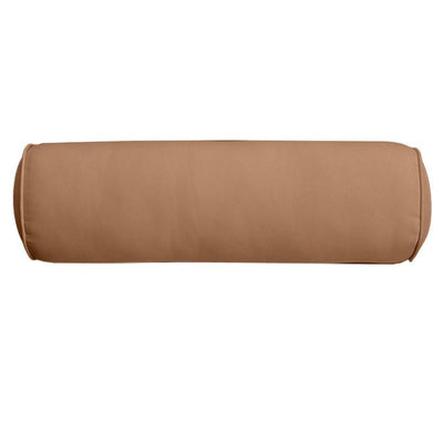 AD104 Pipe Trim Small 23x24x6 Outdoor Deep Seat Back Rest Bolster Cushion Insert Slip Cover Set