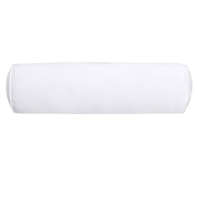 AD105 Pipe Trim Small 23x24x6 Outdoor Deep Seat Back Rest Bolster Cushion Insert Slip Cover Set