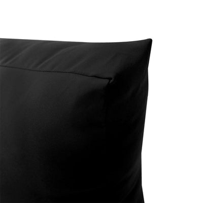 AD109 Knife Edge Medium 24x26x6 Deep Seat Back Cushion Slip Cover Set