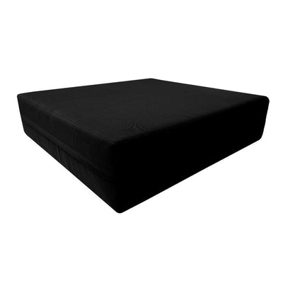 AD109 Knife Edge Medium 24x26x6 Deep Seat Back Cushion Slip Cover Set