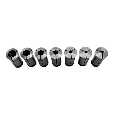 Hex Collet 5c Set 7 PC 1/4"- 7/8" 40CR Chuck Lathe Harden Machinist Tool